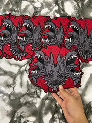 Vi Arcane Embroidered Patch: League of Legends Cosplay - Large Back patch