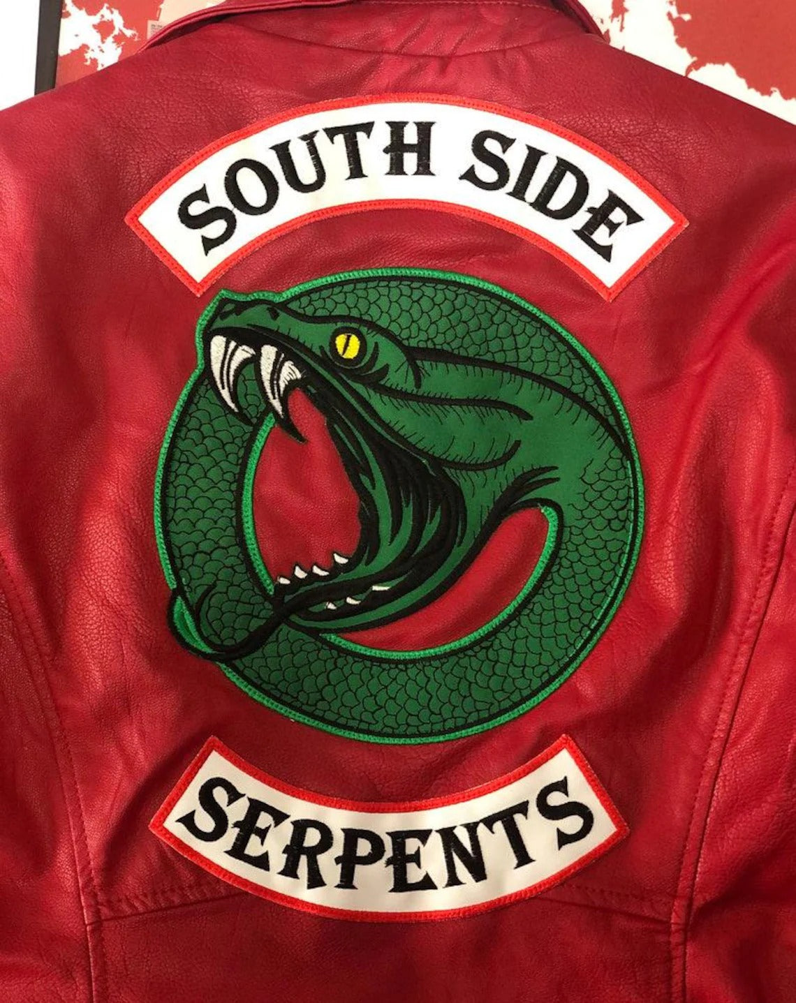 Custom Embroidered Biker Patch Set: Large Motorcycle Jacket Patches, Reflector Patches