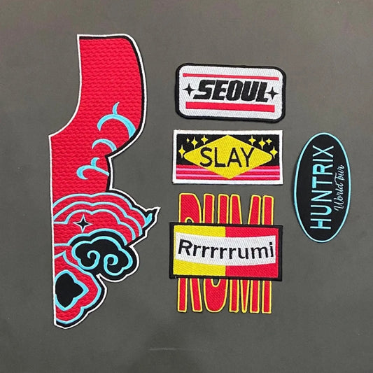 Kpop Demon Hunter Rummi Jacket Patch Set, DH Patches