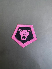 Kpop Saja Boys Embroidered Back Patch – 12" Demon Hunter Lion Logo – Iron-On
