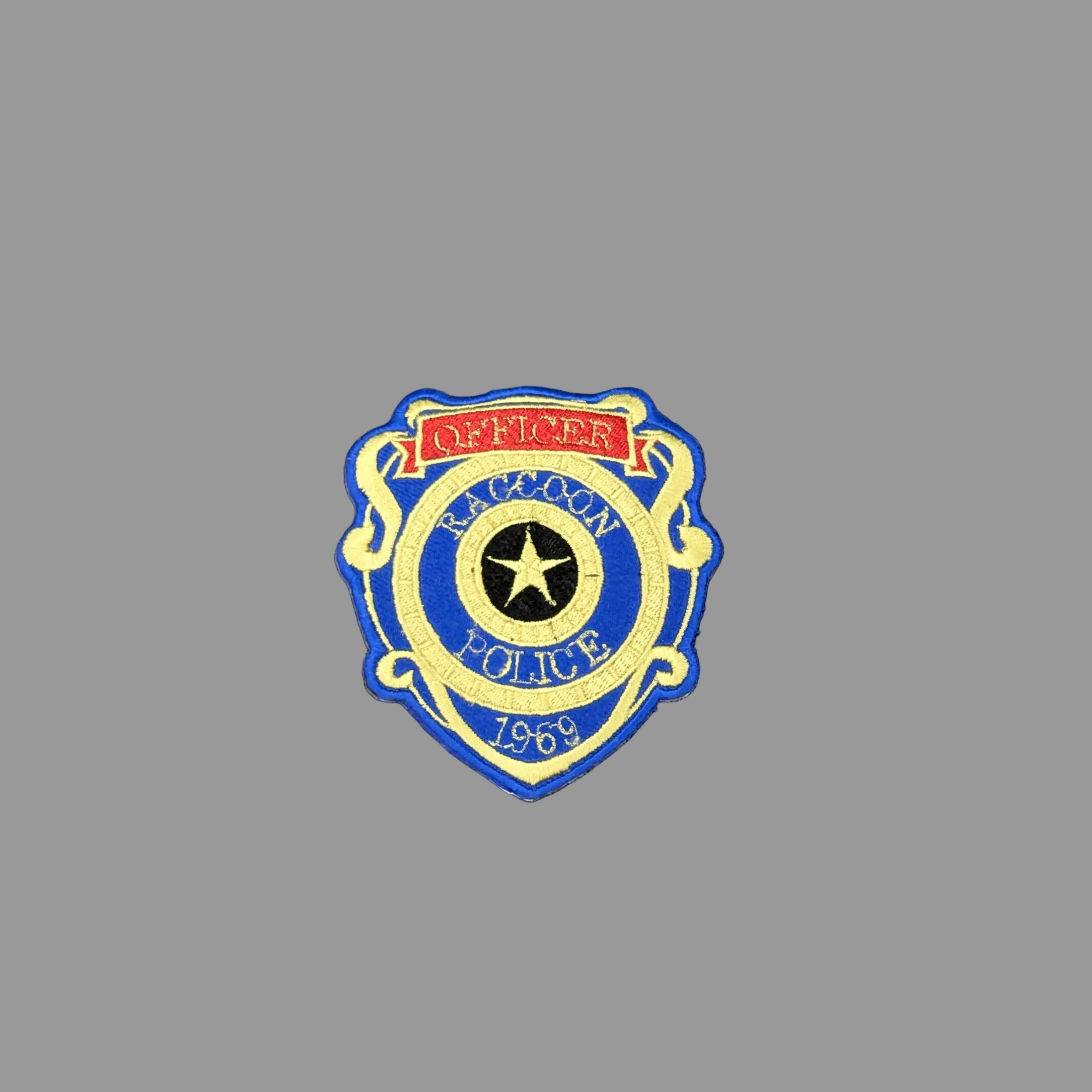 R.P.D. Raccoon Police Department Embroidered Patch – Resident Evil Cosplay Badge – Iron-On
