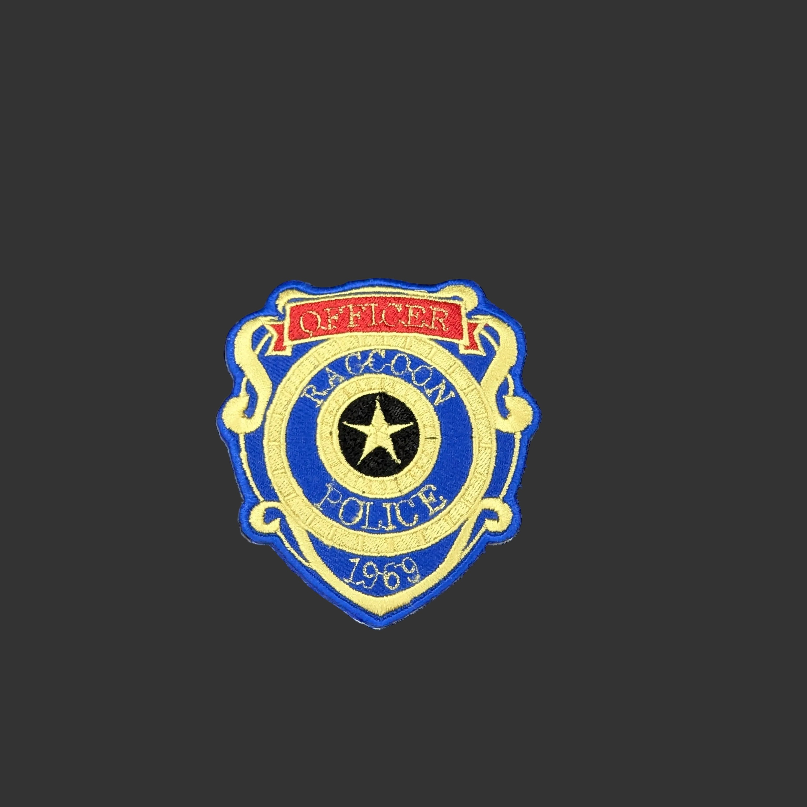 R.P.D. Raccoon Police Department Embroidered Patch – Resident Evil Cosplay Badge – Iron-On