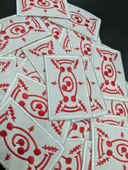 Chachamaru's Talisman Embroidered Iron-On Patch | Demon Slayer / Kimetsu no Yaiba Ofuda | Anime Cosplay