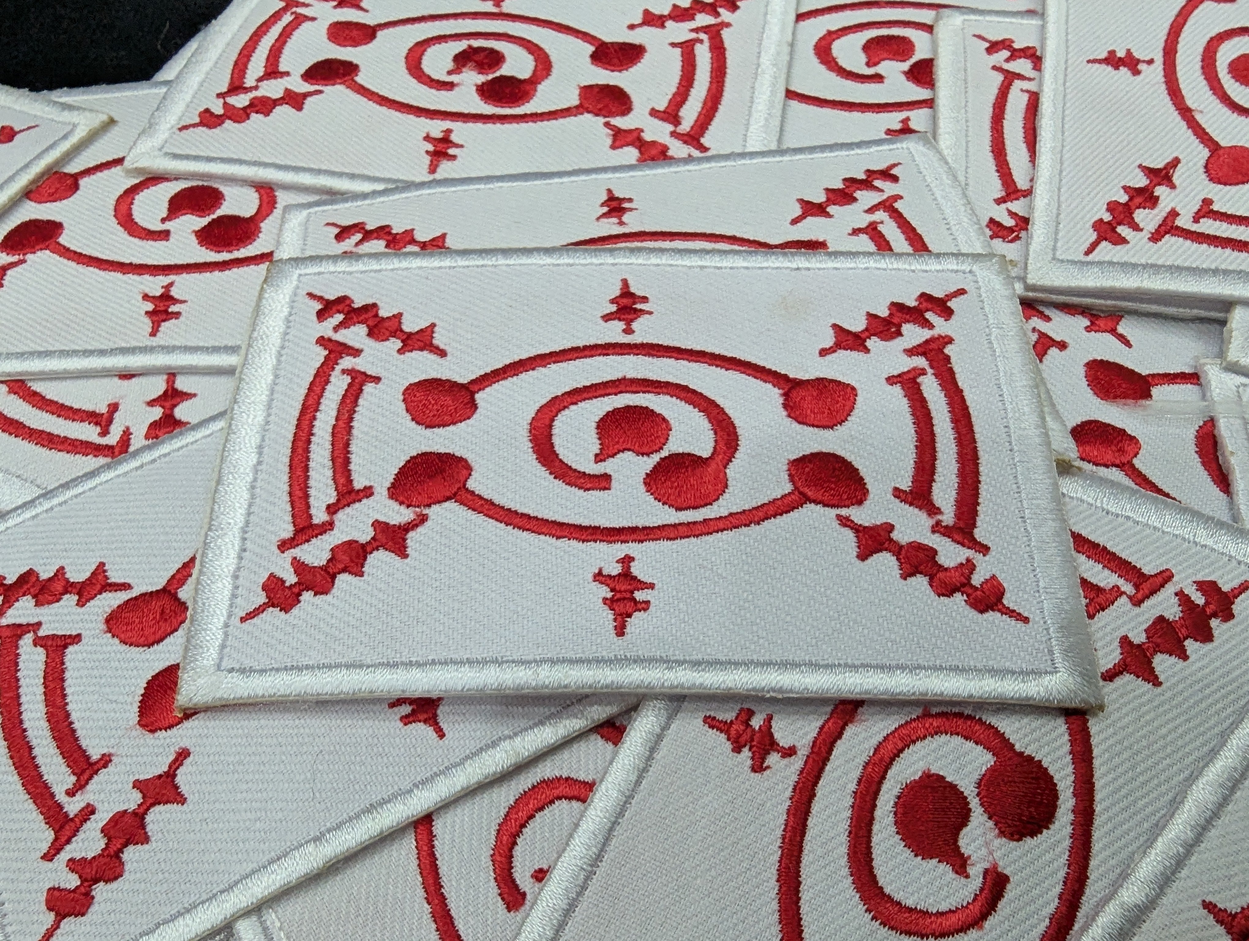 Chachamaru's Talisman Embroidered Iron-On Patch | Demon Slayer / Kimetsu no Yaiba Ofuda | Anime Cosplay