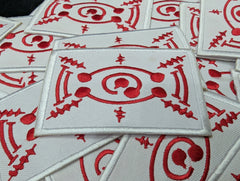 Chachamaru's Talisman Embroidered Iron-On Patch | Demon Slayer / Kimetsu no Yaiba Ofuda | Anime Cosplay