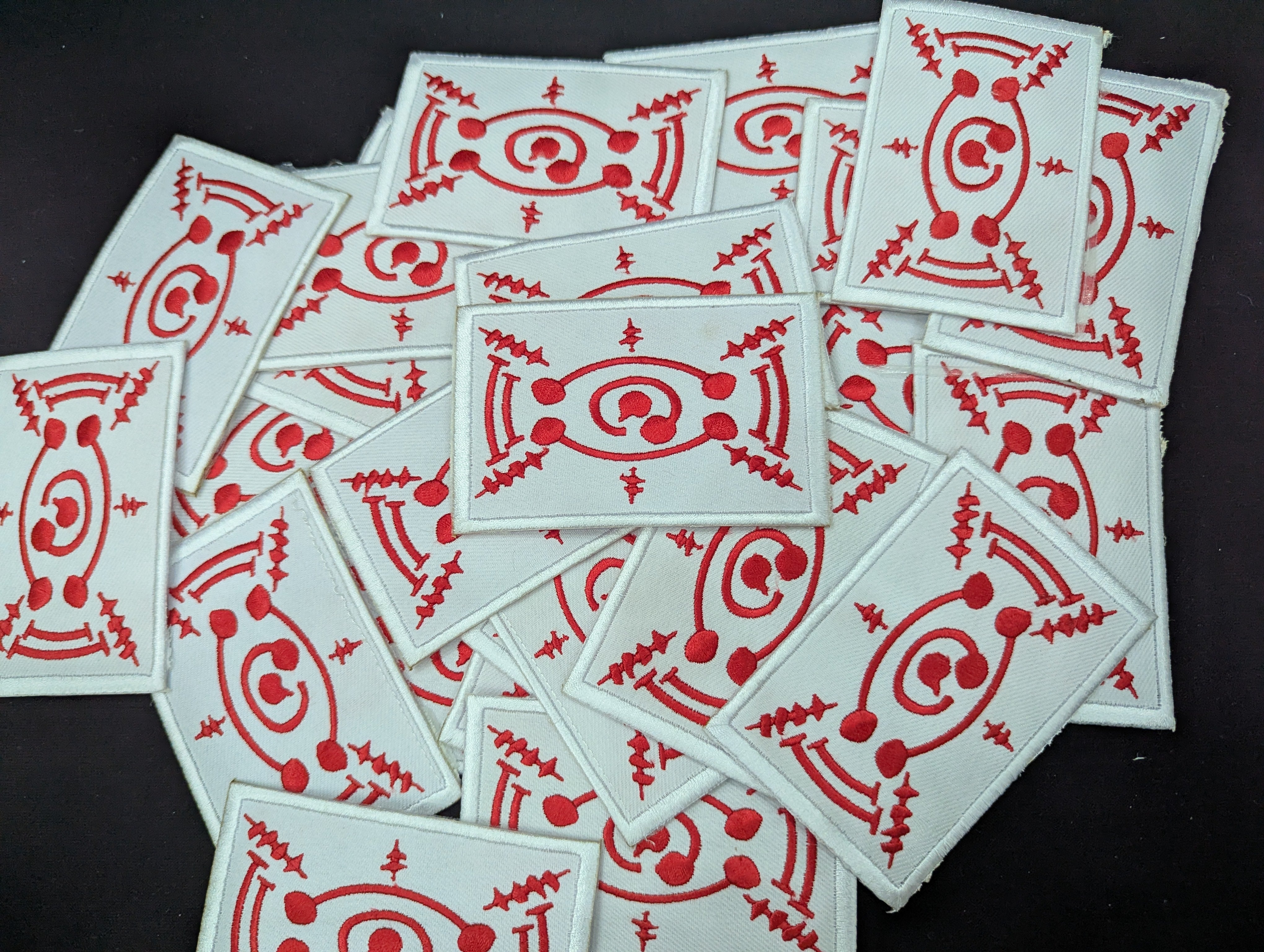 Chachamaru's Talisman Embroidered Iron-On Patch | Demon Slayer / Kimetsu no Yaiba Ofuda | Anime Cosplay