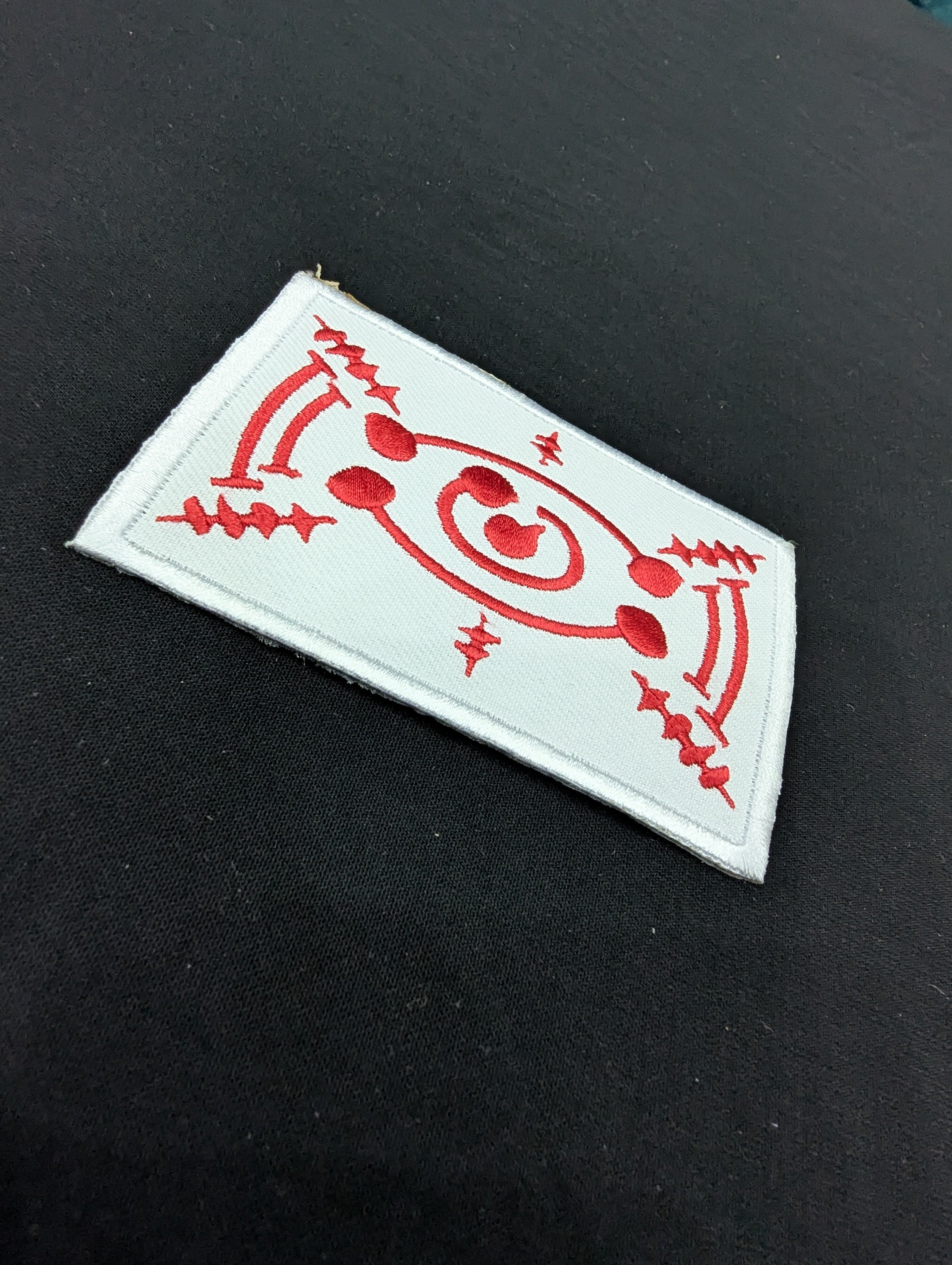Chachamaru's Talisman Embroidered Iron-On Patch | Demon Slayer / Kimetsu no Yaiba Ofuda | Anime Cosplay