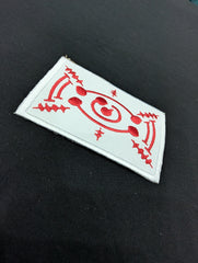Chachamaru's Talisman Embroidered Iron-On Patch | Demon Slayer / Kimetsu no Yaiba Ofuda | Anime Cosplay