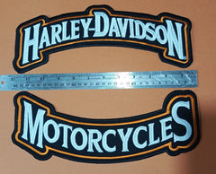 Harley-Davidson Top & Bottom Rocker Set | Embroidered Biker Badge